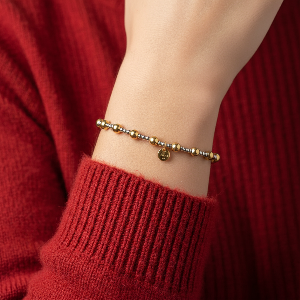 LizzyMae Armband stainless steel - Gold/ Silber - Lot83