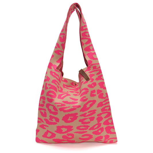 Shopper Lois - Leo Muster Pink/Beige - LOT83