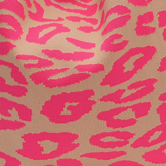 Shopper Lois - Leo Muster Pink/Beige - LOT83