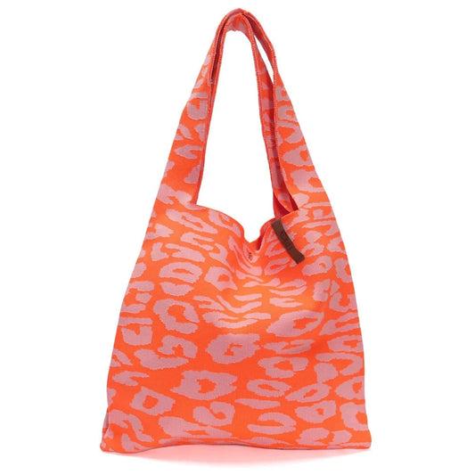 Shopper Lois - Leo Muster Rosa/Orange - LOT83