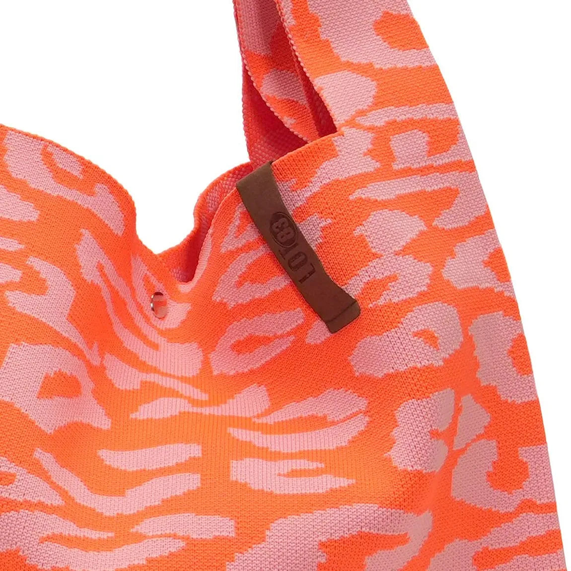 Shopper Lois - Leo Muster Rosa/Orange - LOT83