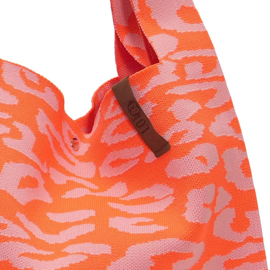 Shopper Lois - Leo Muster Rosa/Orange - LOT83