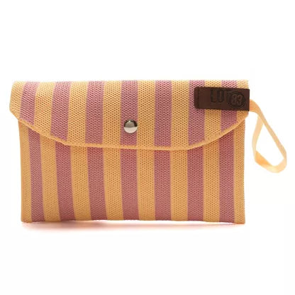 Gewebte Geldbörse Amber Gelb/Rosa - LOT83