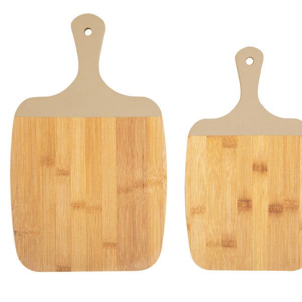 Schneidebrett 2er Set Gourmet sand brown - Present Time