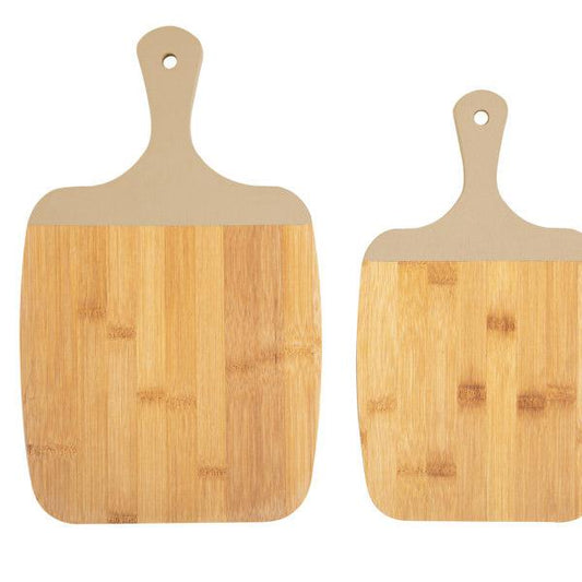 Schneidebrett 2er Set Gourmet sand brown - Present Time