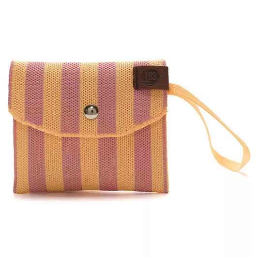 Gewebte Geldbörse Julia Rosé/Gelb - LOT83