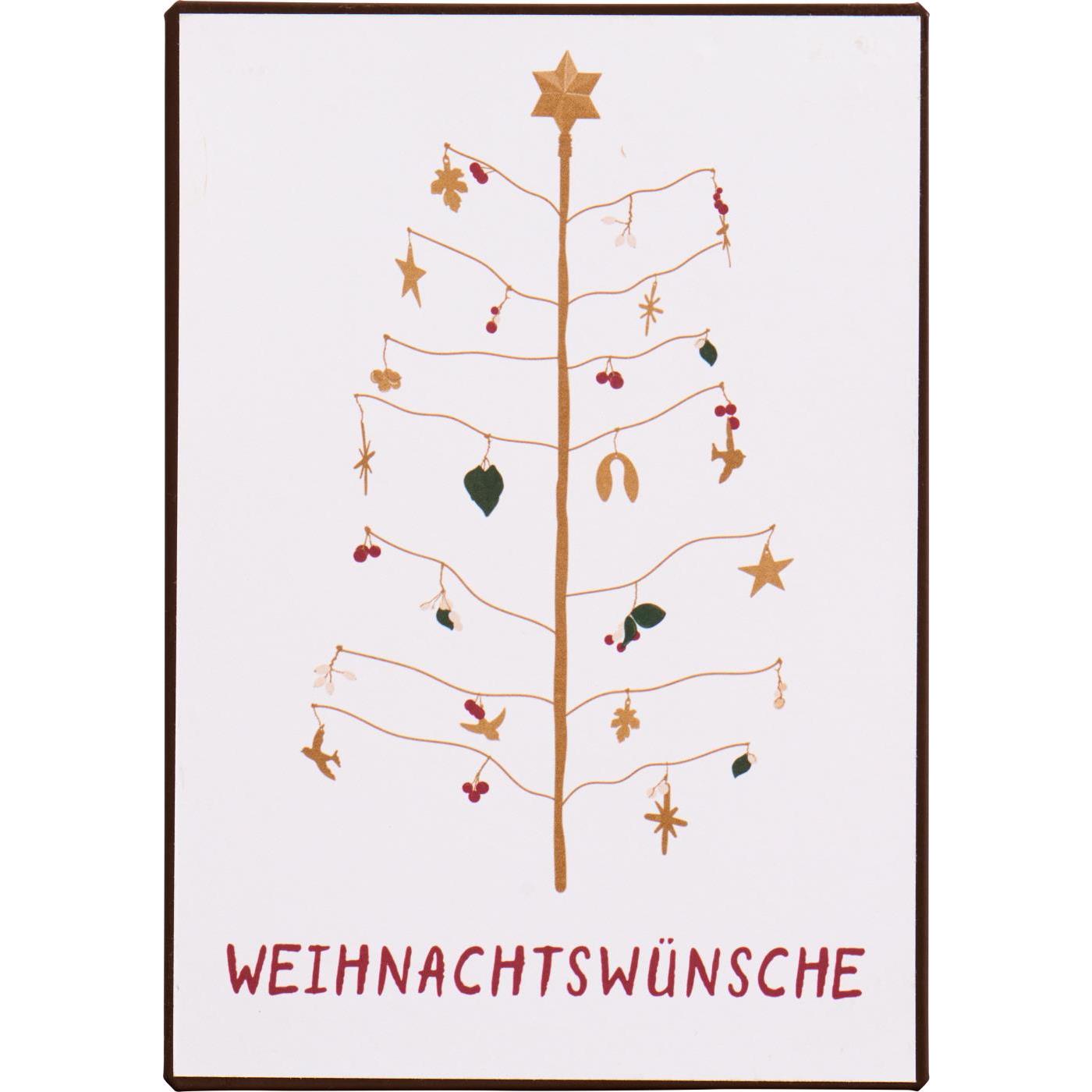 Metallschild "Weihnachtswünsche" - Ib Laursen