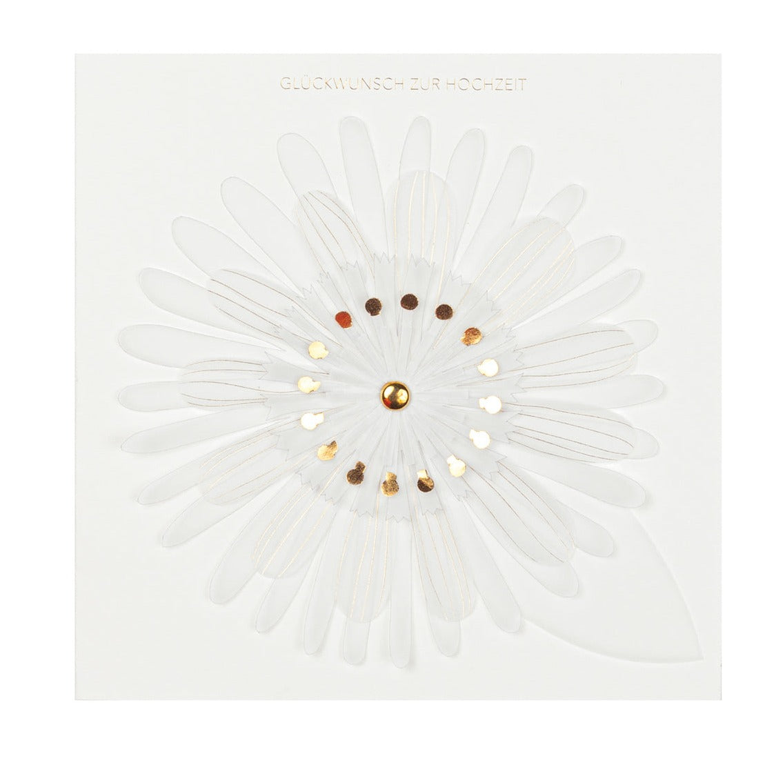 Blütenpracht Karte "Zur Hochzeit" - Räder