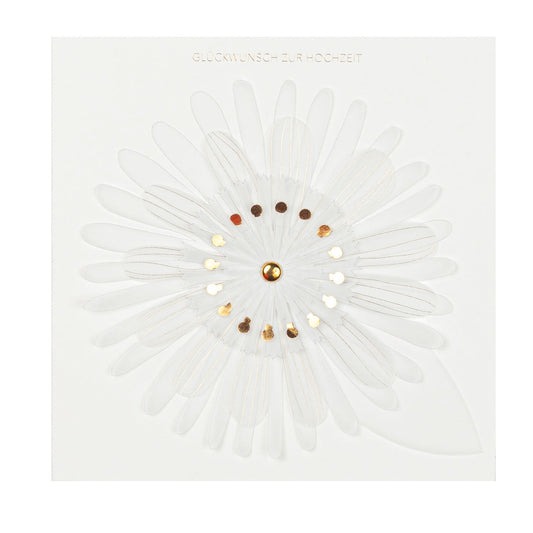 Blütenpracht Karte "Zur Hochzeit" - Räder