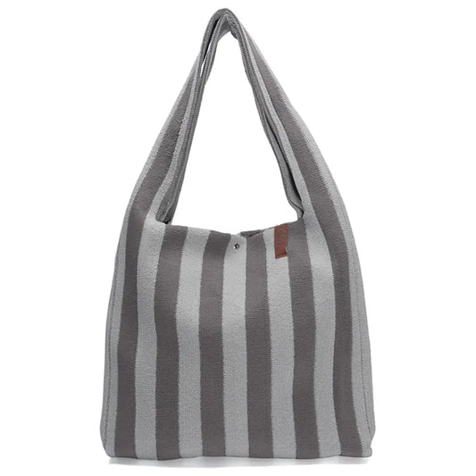 Shopper Lois - Grau Plüsch - LOT83