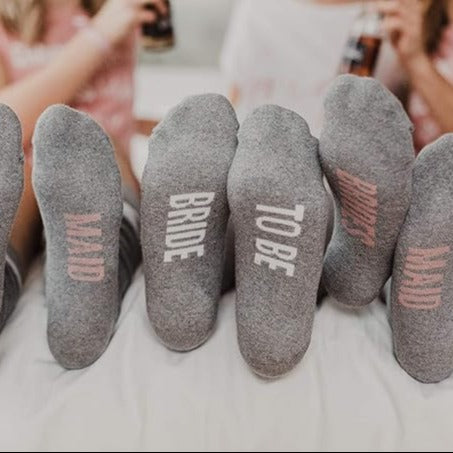 Overknees "Bride to be"