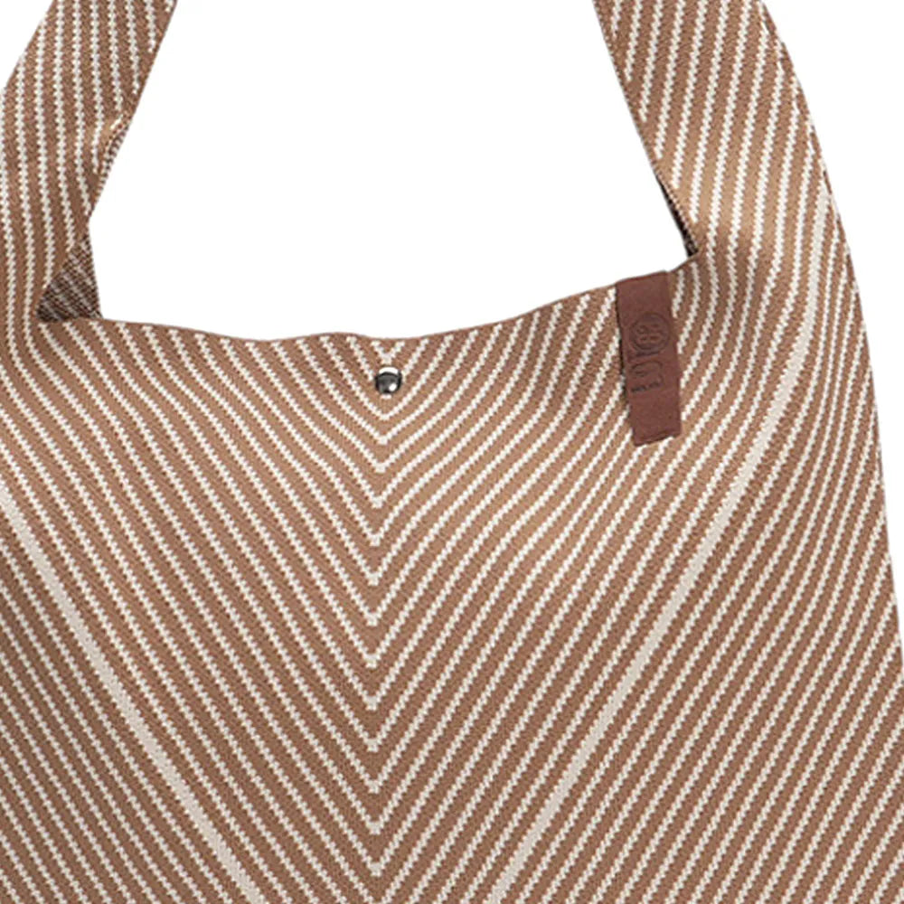 Shopper Lois - Beige/Braun Fischgräten - LOT83