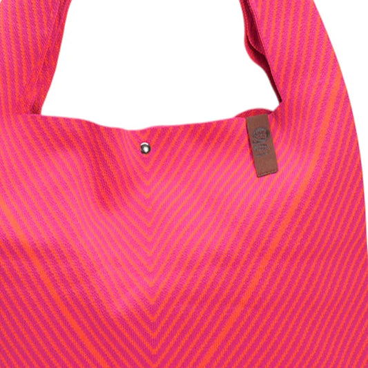 Shopper Lois - Pink/Orange Fischgräten - LOT83