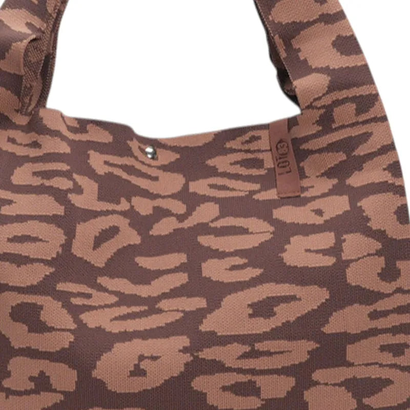 Shopper Lois - Leo Muster Braun - LOT83