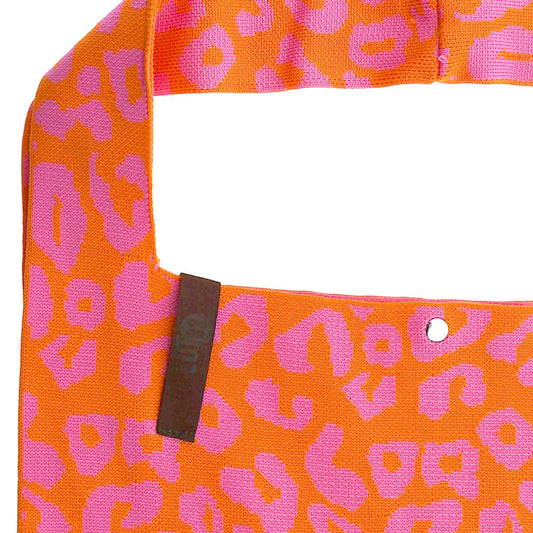 Shopper Lois - Leo Muster Orange Rosa - LOT83