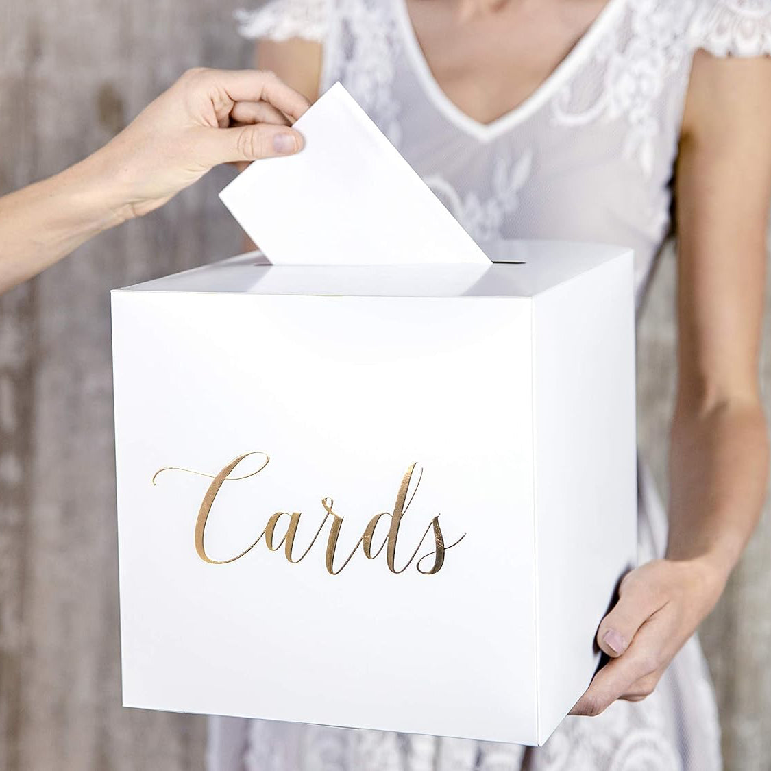 Geldbox "Cards" gold