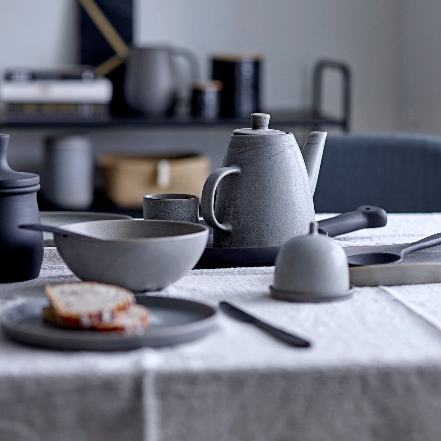 Kendra Schale grau - Bloomingville