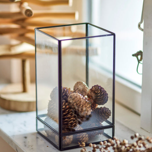 Filula Teelichthalter schwarz groß - Bloomingville