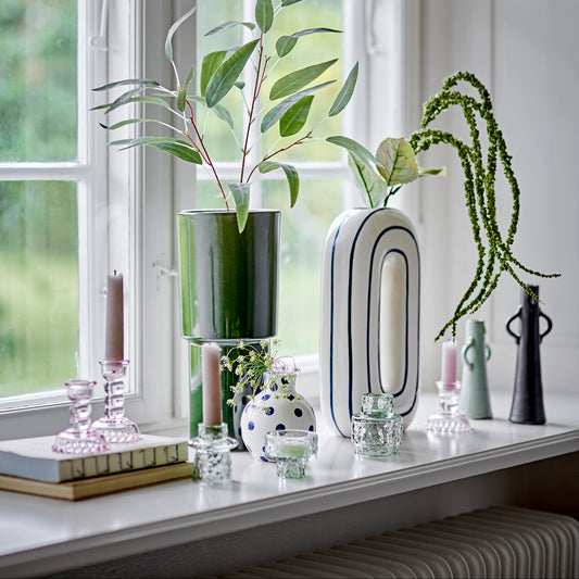 Fian Vase Blau - Bloomingville