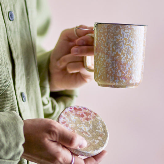 Yuma Becher mit Deckel und Teesieb - Bloomingville