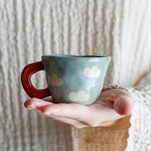 Nini Tasse blau mit Wolken - Bloomingville