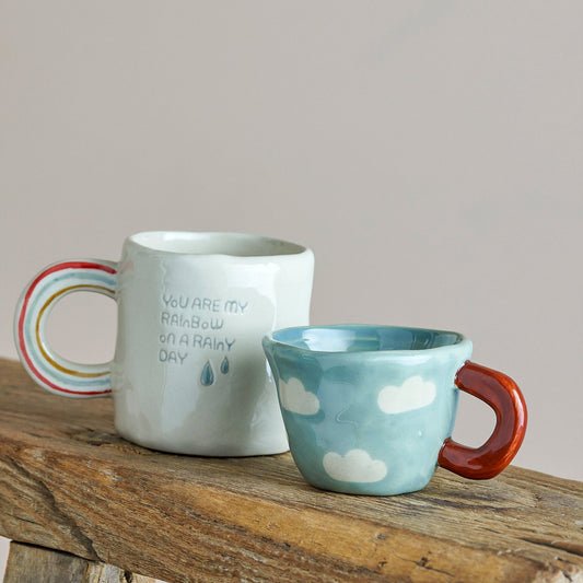 Nini Tasse blau mit Wolken - Bloomingville