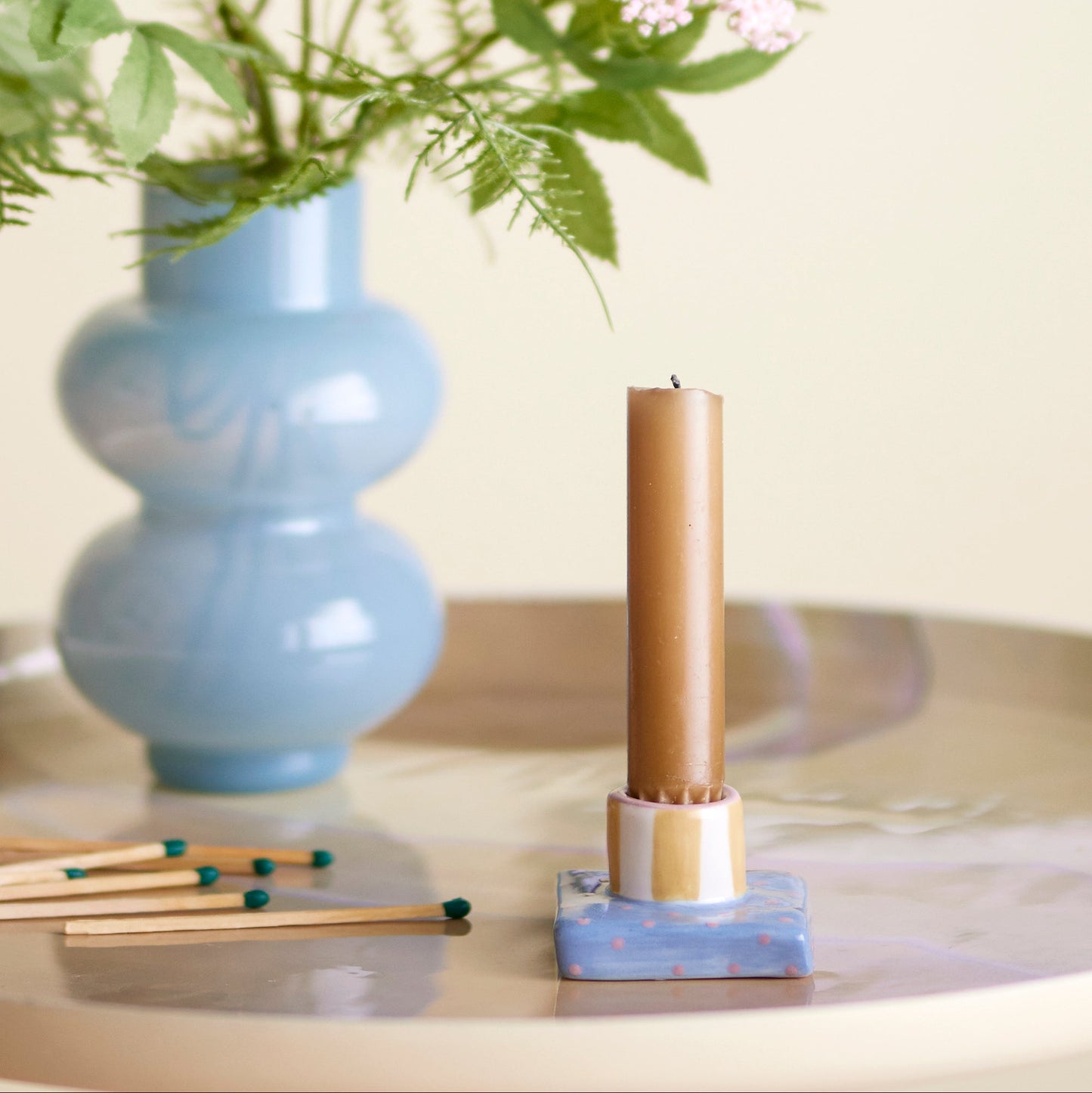 Tacana Kerzenhalter bunt 2 Stk - Bloomingville