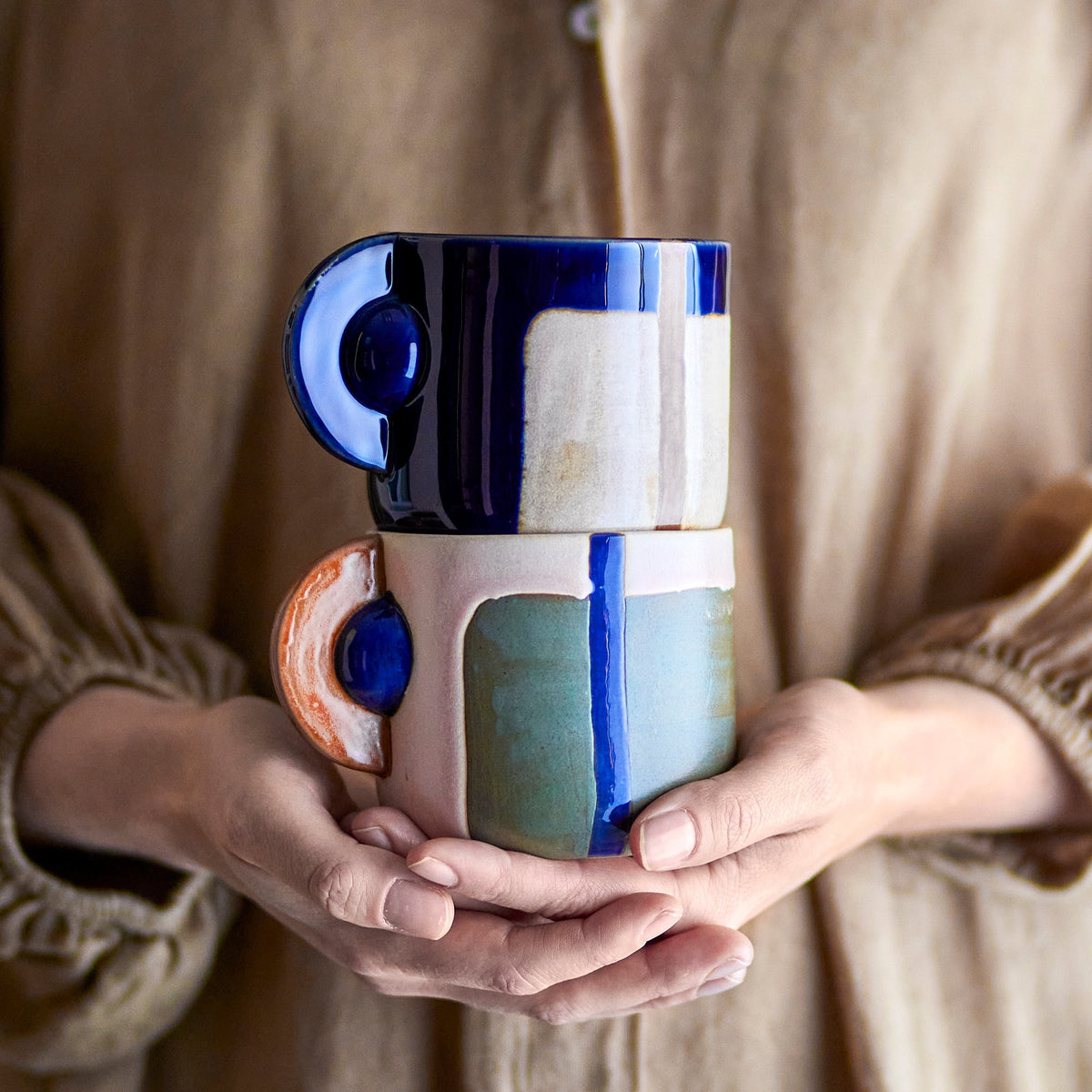 Bolivia Tasse blau - Bloomingville