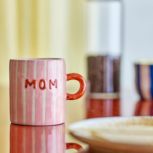 Cherish Becher rosé "Mom" - Bloomingville