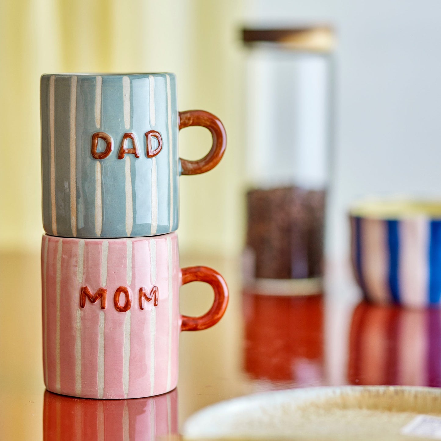 Cherish Becher rosé "Mom" - Bloomingville