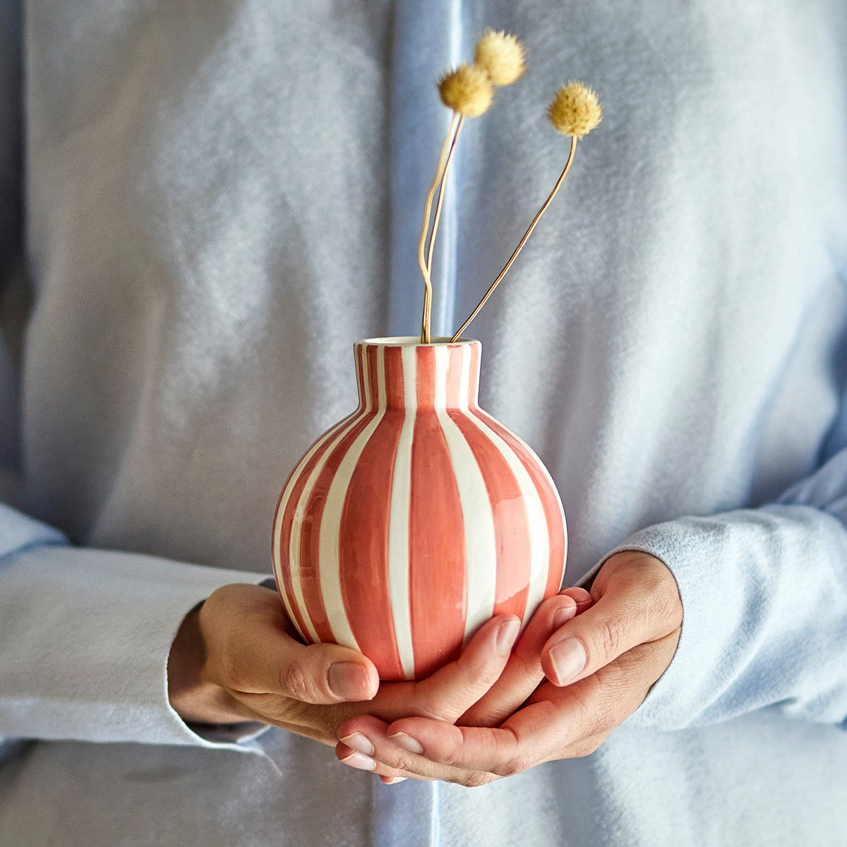 Fian Vase Orange - Bloomingville