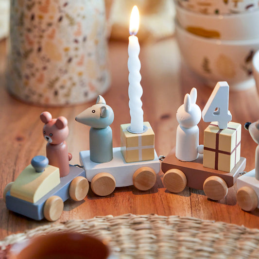 Junaid Geburtstagszug aus Holz - Bloomingville