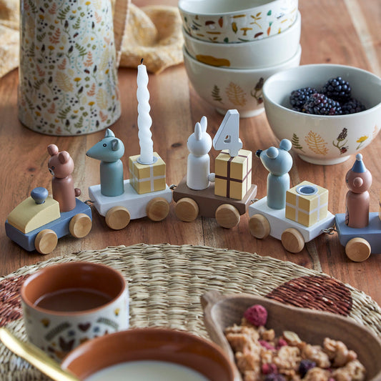 Junaid Geburtstagszug aus Holz - Bloomingville