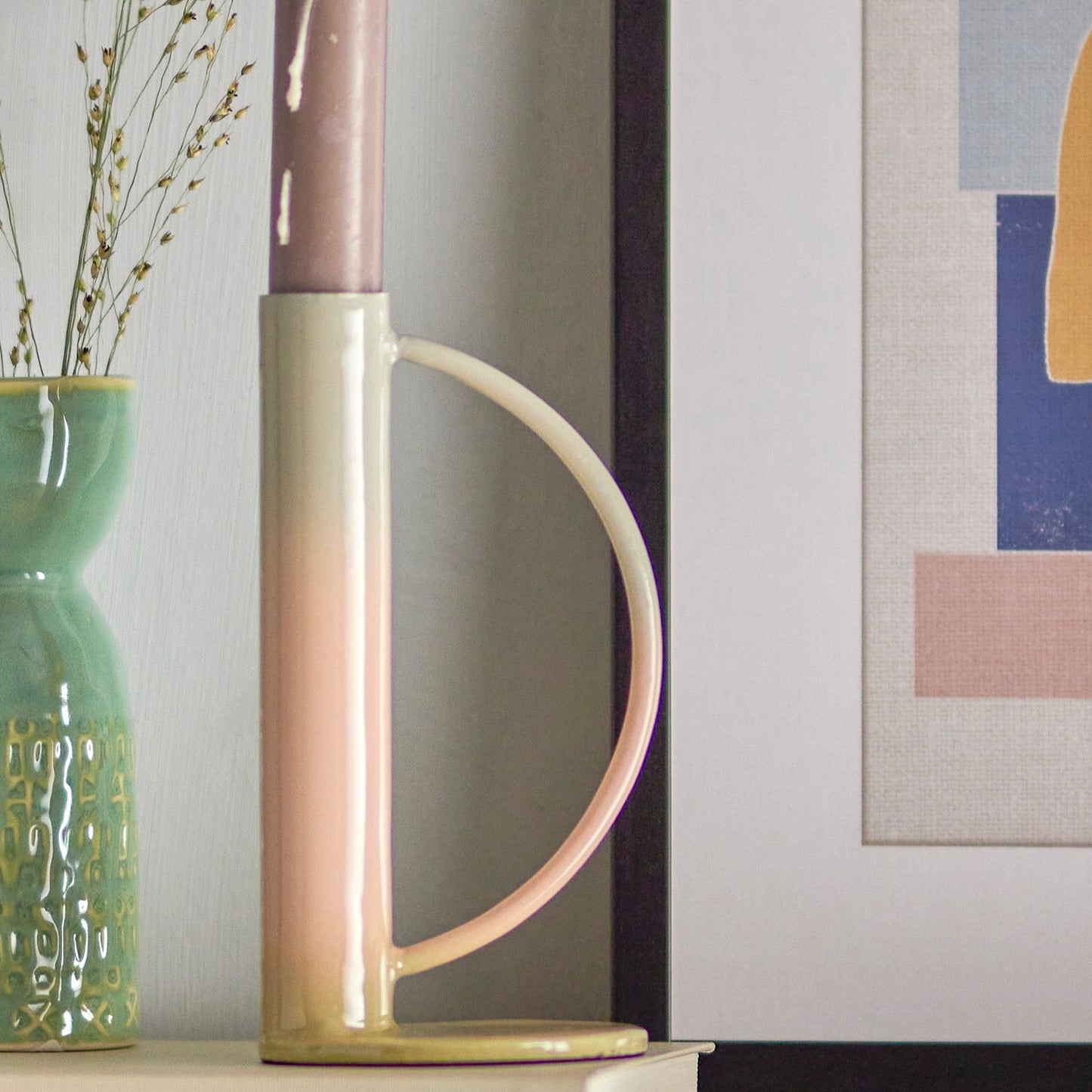 Peach Kerzenhalter groß - Bloomingville