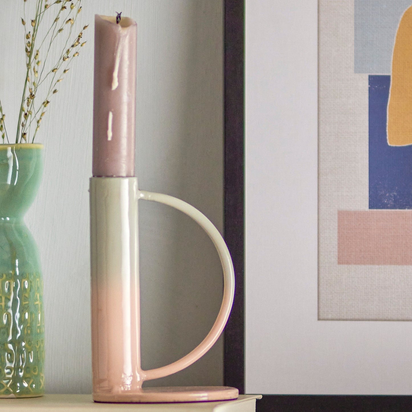 Peach Kerzenhalter klein - Bloomingville