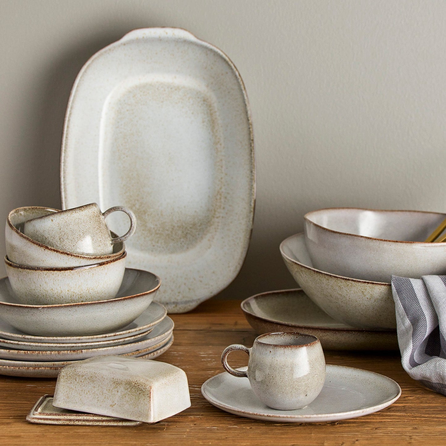 Sandrine Frühstück Set natur - Bloomingville