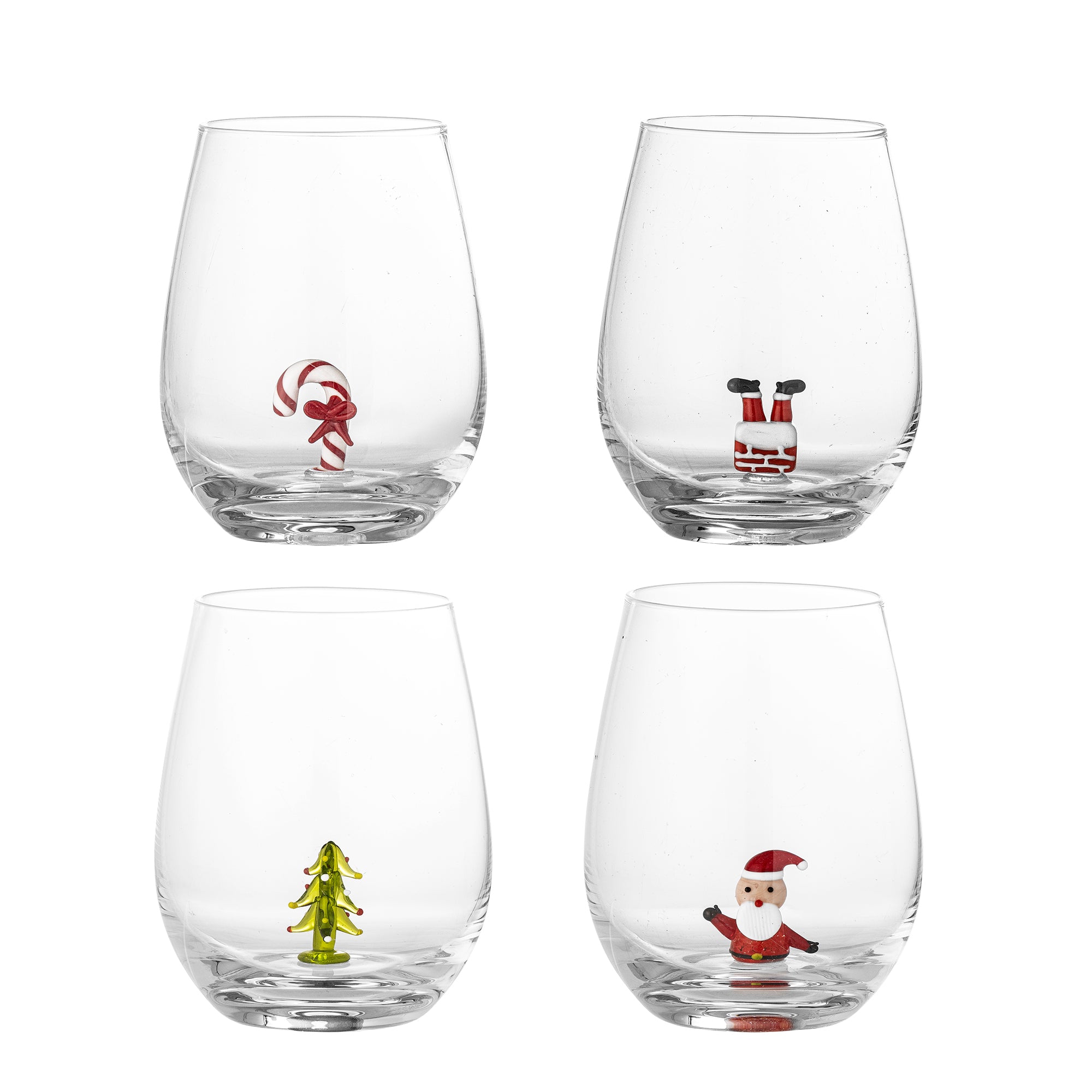 Misa Trinkglas Weihnachten 4 Stück - Bloomingville