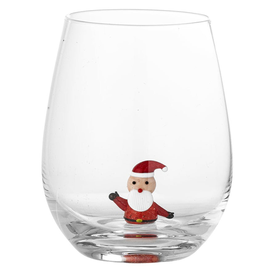 Misa Trinkglas Weihnachten "Weihnachtsmann" - Bloomingville