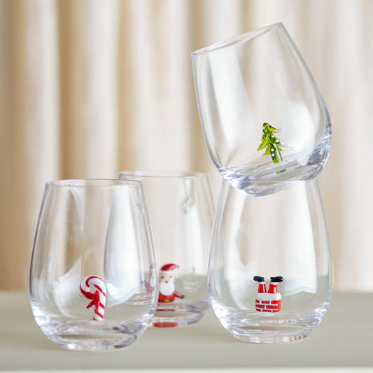 Misa Trinkglas 4er Weihnachts-Set - Bloomingville