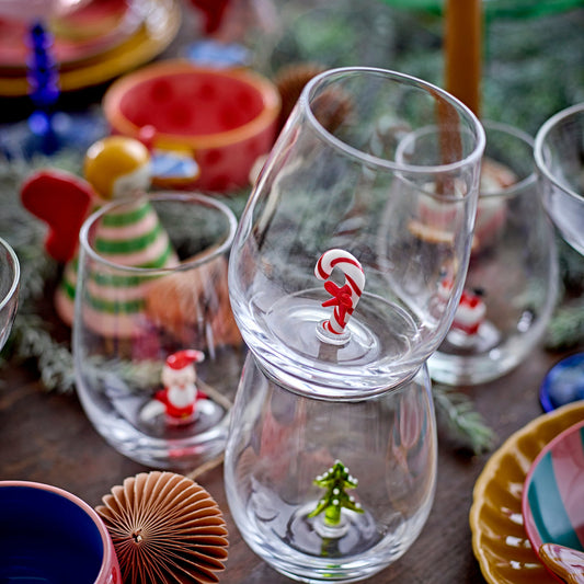 Misa Trinkglas Weihnachten "Weihnachtsmann" - Bloomingville