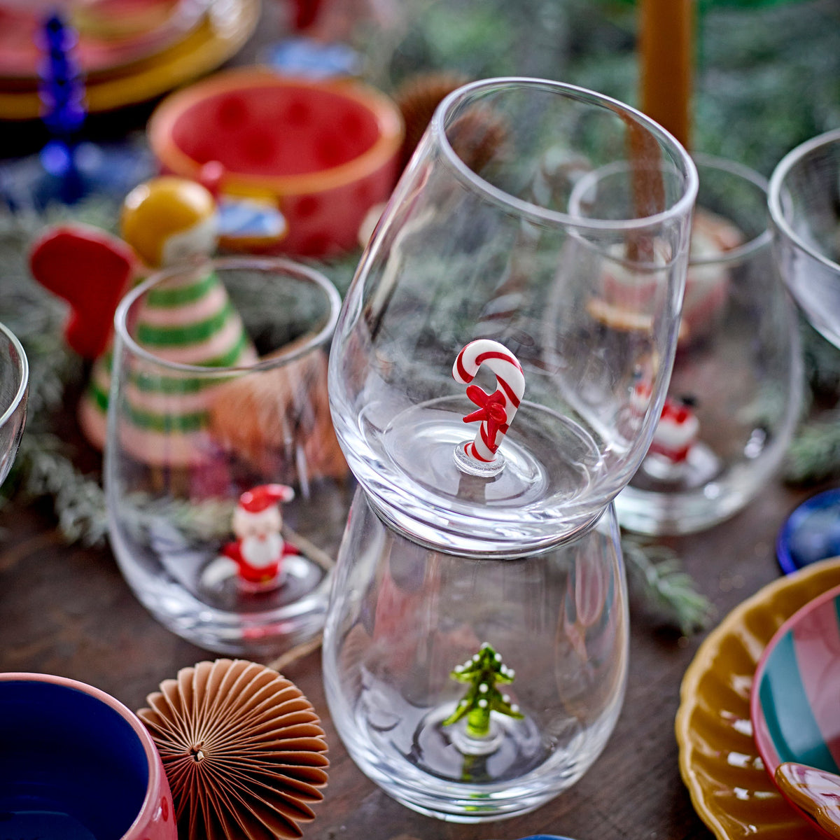 Misa Trinkglas Candy Cane - Bloomingville