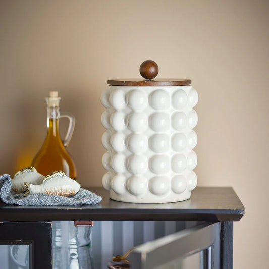 SPAR SET: Madge Vorratsgefäss mit Deckel in zwei Größen - Bloomingville