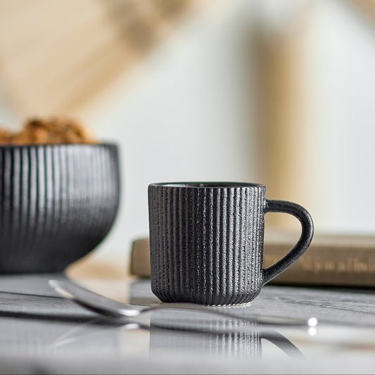 Neri Espressotasse schwarz 2 Stk - Bloomingville