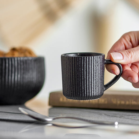 Neri Espressotasse schwarz 2 Stk - Bloomingville