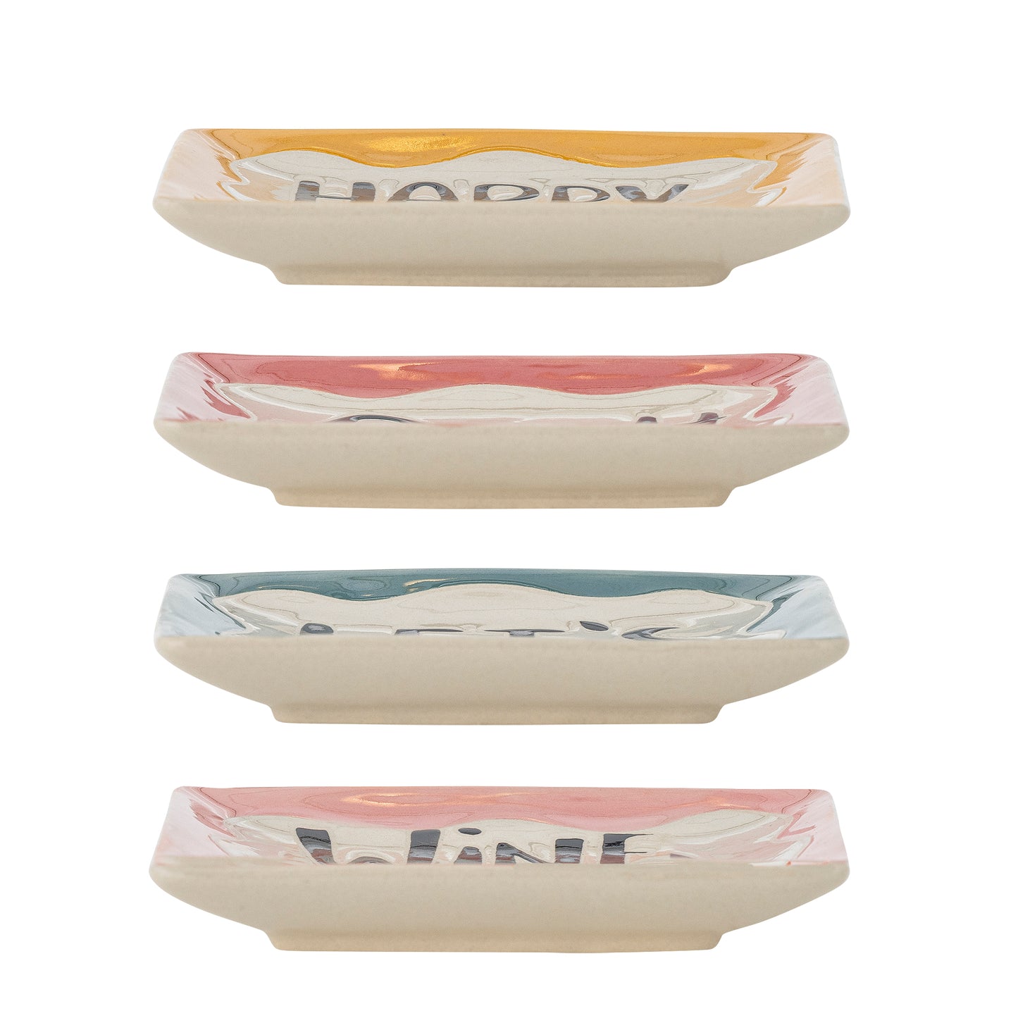 Soline Teller bunt 4er Set - Bloomingville