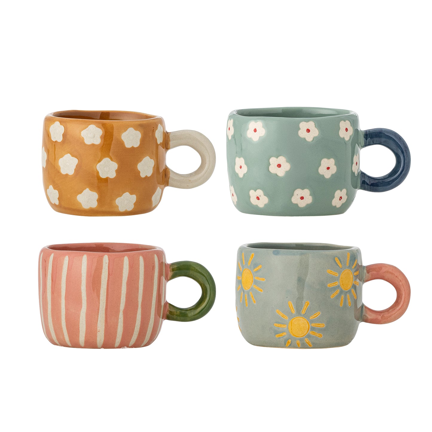 Nini Tassen 4er Set Bunt - Bloomingville