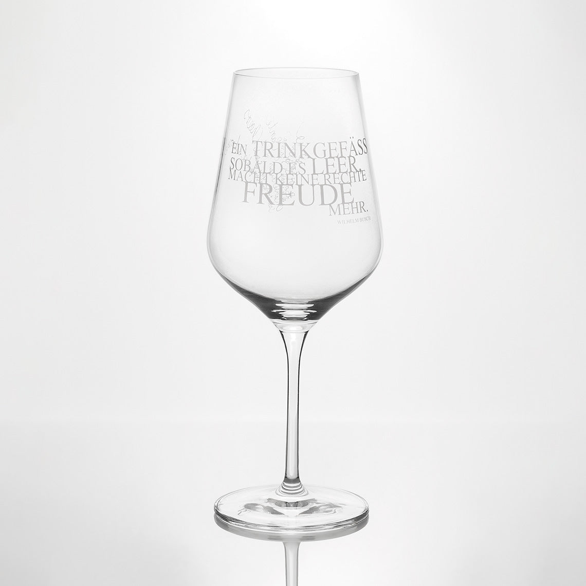 Weinglas "Ein Trinkgefäss"- Räder