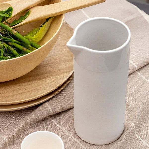 Wasserkrug matt weiß - Kinta