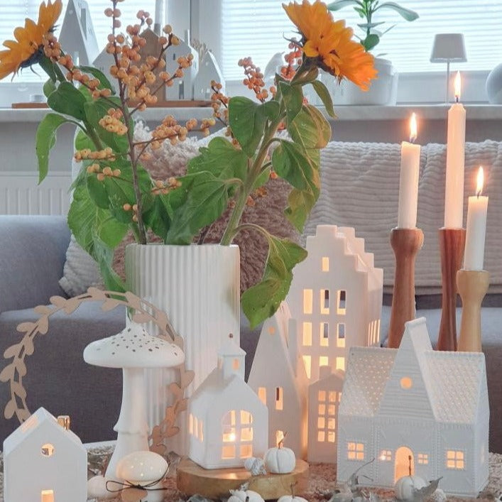 Kerzenhalter aca sandglass natur 30 cm - Kinta