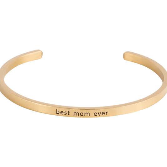 Armcandy "best mom ever" gold - blumenkind